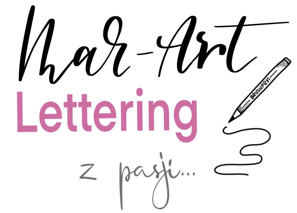 logo Mar Art 1 1024x735 - Jak nauczyć się brush letteringu - wskazówki